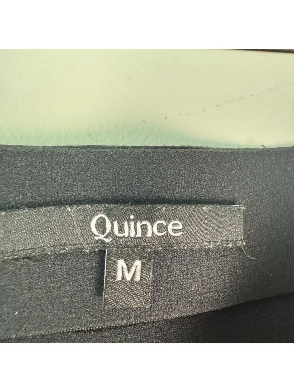 Quince 100% Washable Silk Skirt Black Size M Minimalist Date Night Office